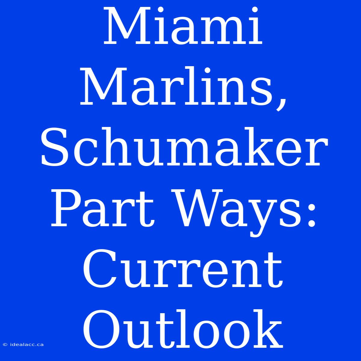 Miami Marlins, Schumaker Part Ways: Current Outlook